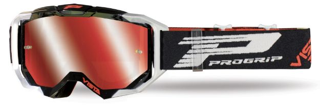 Obrázek Goggles VISTA 3303 black/white - 3348 mirrored red