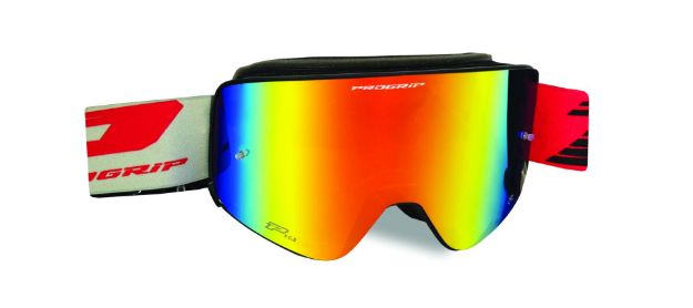 Obrázek Goggles MAGNET 3205 black matt/red - 3217 mirrored red