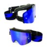 Obrázek Goggles MAGNET 3205 black matt/blue - 3218 mirrored blue