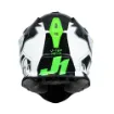 Obrázek JUST1 přilba J18F hexa fluo green/black white