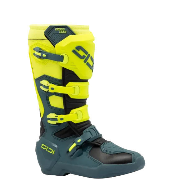 Obrázek SIDI boty CROSSCORE petrol yellow fluo