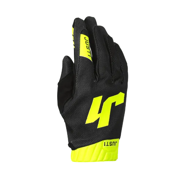 Obrázek JUST1 rukavice J-FLEX 2.0 YOUTH black/fluo yellow