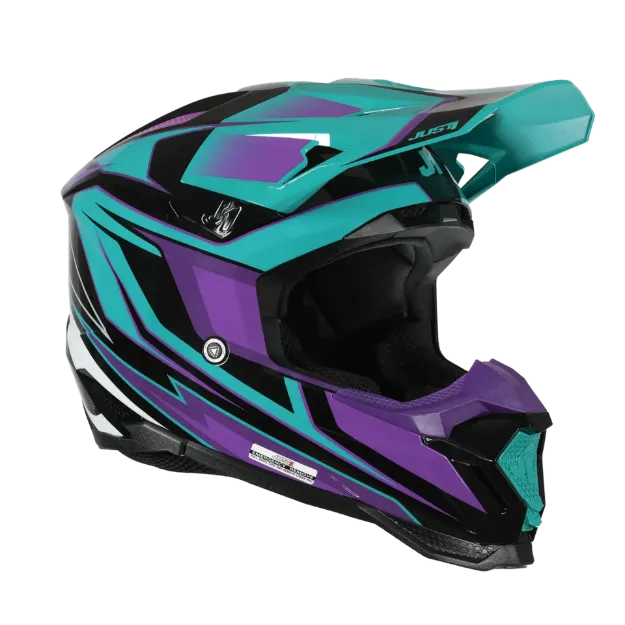 Obrázek JUST1 přilba J40 speed purple/blue/black