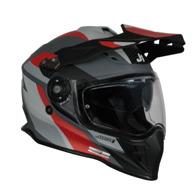 Obrázek JUST1 přilba J34 PRO GLOBE fluo red/black