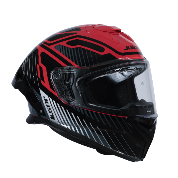 Obrázek JUST1 přilba J-STR TACTICAL silver/red
